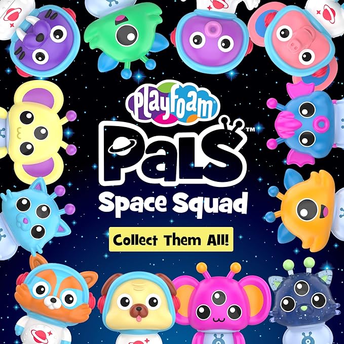 Educational Insights Playfoam Pals Space Squad Galaxy Pack, 11 Surprises Inside, Non-Toxic, Never Dries Out, Ages 3+