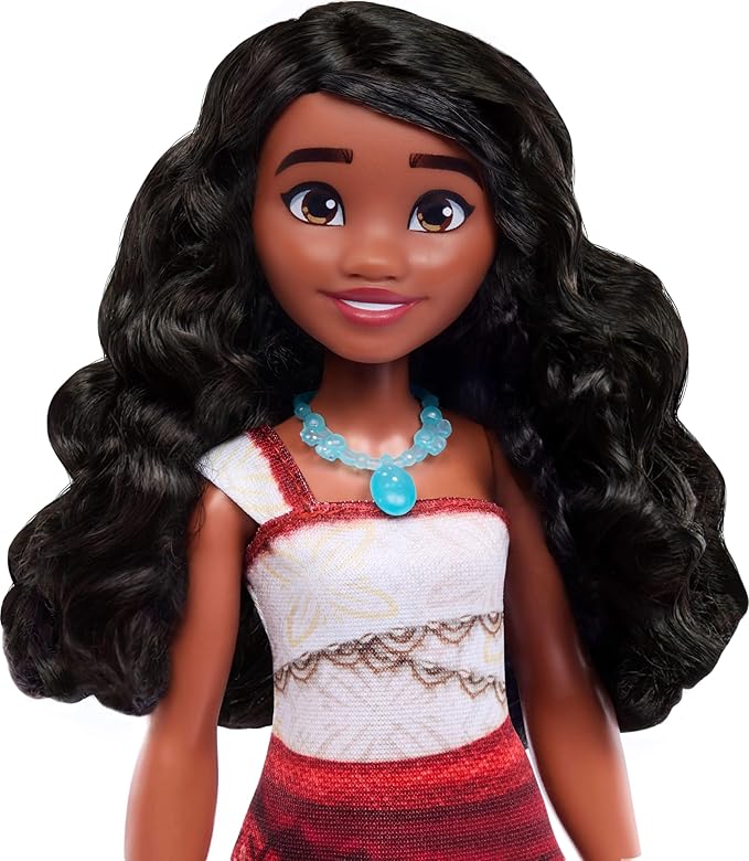 Mattel Disney Moana 2 Voyager 2 Doll Set, Moana & Maui Fashion Dolls in Removable Outfits with 4 Accessories, Inspired by The Movie