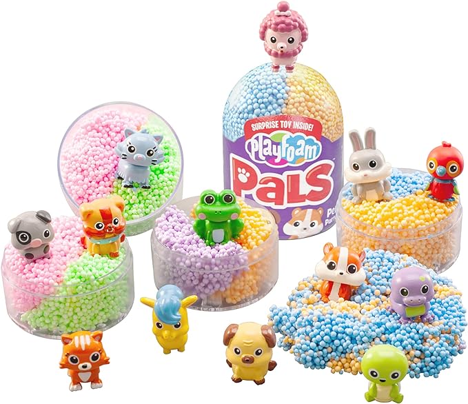 Educational Insights Playfoam Pals Pet Party 2-Pack | Non-Toxic, Never Dries Out Playfoam | Sensory, Shaping Fun, Arts & Crafts For Kids | Surprise Collectible Toy| Perfect for Ages 5 and up