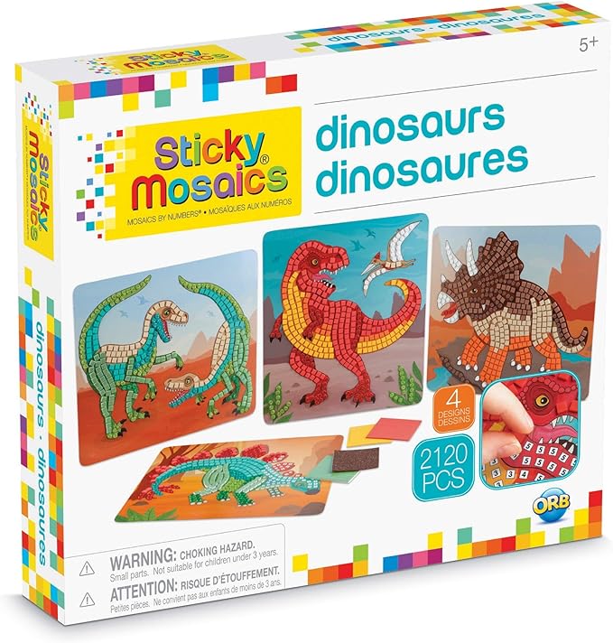 ORB Sticky Mosaics Dinosaurs