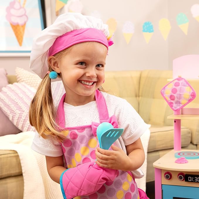 Battat- Play Circle- Play Kitchen For Toddlers – Baking Set – Chef'S Hat & Apron- Pretend Play – 3 years +