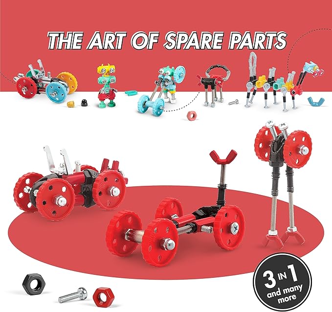 Vehicle Stem Building Toys, Educational Build Your Own Robot Toy for Kids Age 6 7 8 9+ Year Old Boys and Girls, Stem Toys Engineering Kit, Construction Toys Steam Gift - FormulaBit