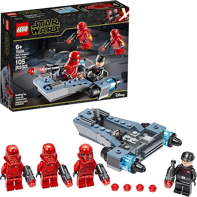 LEGO Star Wars Sith Troopers Battle Pack 75266 Stormtrooper Speeder Vehicle Building Kit (105 Pieces)