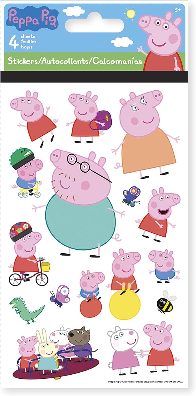 Trends International Peppa Pig - Standard 4 Sheet 5Count Bundle