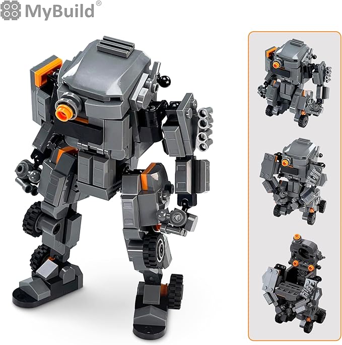 MyBuild Mecha Frame Armed Forces Stryker 5023 - Mech Toy Building Bricks for Mech Fans Aged 14+ (Dark Gray)