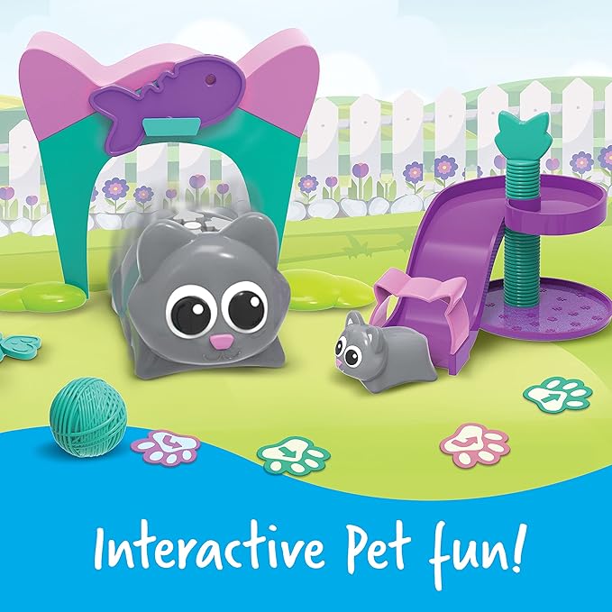 Learning Resources Coding Critters Scamper & Sneaker - 22 Pieces, Ages 4+ Educational Learning Games, Screen-Free Early Coding Toy for Kids, Interactive STEM Coding Pet