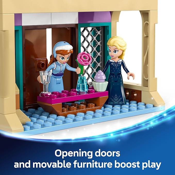 LEGO Disney Frozen: Arendelle Frozen Castle - Building Playset for Kids, Girls & Boys, Ages 5+ - Frozen Castle Toy for Fans with Princess Anna and Elsa Minidolls - Gift Idea for Birthdays - 43265