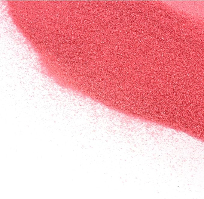 Shiny Stone Colorful Sand,Rainbow Sand,Art Sand,Colored Sand,Craft Sand,Decorative Wedding Vibrant Sand, 250g/0.55lbs/8.81oz for Kids Creativity Wedding Succulent Terrarium Vase (Pink)