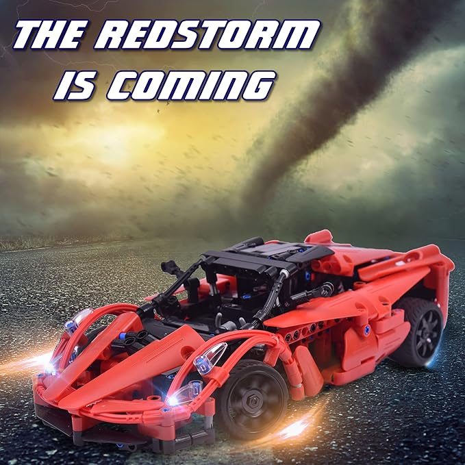 WISEPLAY Stem Projects for Kids Ages 8-12 Year - 380PCS RC Car Kits to Build - STEM Building Toys for Boys Age 8-12 - Model Car Kits to Build for Kids 9-12 - Great Building RC Car Gift for Your Kids