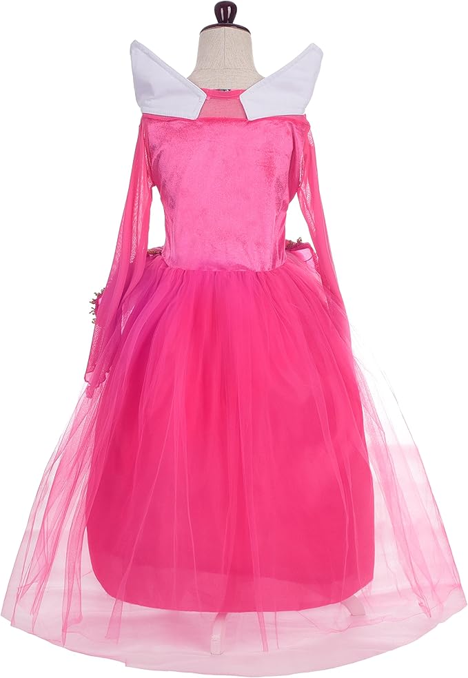 Dressy Daisy Beauty Princess Costume Dress Up Toddler Little Girls Halloween Birthday Party Fancy Ball Gown