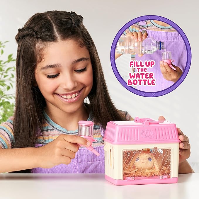 Little Live Pets - Mama Surprise Minis. Feed and Nurture a Lil' Bunny Inside Their Hutch so she can be a Mama. She has 2, 3, or 4 Babies with Surprise Accessories to Dress Up The Babies