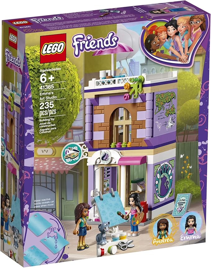 LEGO Friends Emma’s Art Studio 41365 Building Kit (235 Pieces)