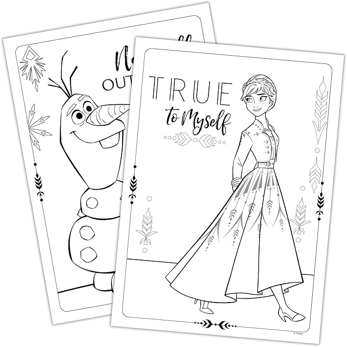 Disney Frozen 2 Create-a-Scene Sticker Pad and Sticker Scenes 46033, Multicolor