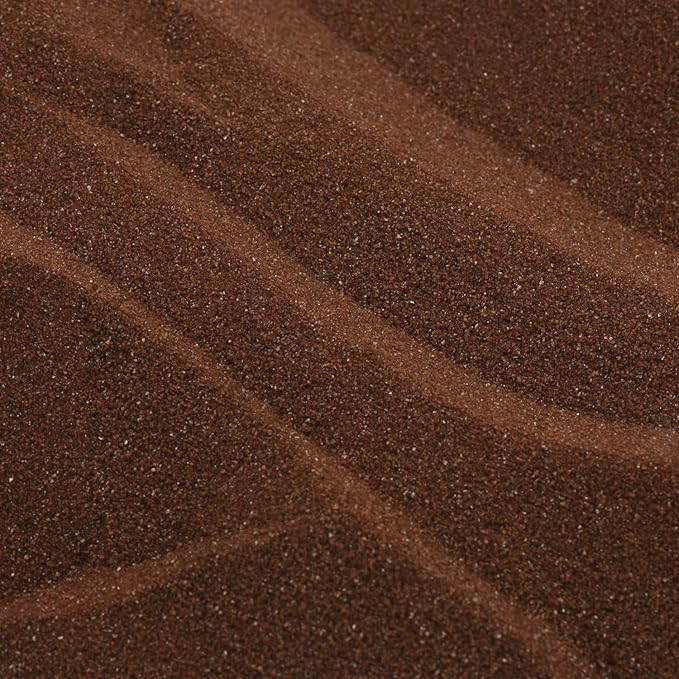 Shiny Stone Colorful Sand,Rainbow Sand,Art Sand,Colored Sand,Craft Sand,Decorative Wedding Vibrant Sand,250g/0.55lb/8.81oz for Kids Creativity Wedding Succulent Terrarium Vase (Coffee Brown)