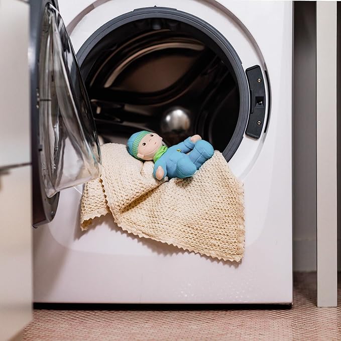 HABA Snug-up Doll Luis 8" First Boy Baby Doll - Machine Washable for Ages Birth and Up