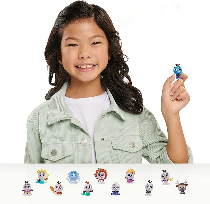 Disney Doorables Olaf Presents Collection Peek, Collectible Blind Bag Figures, Kids Toys for Ages 5 Up, Amazon Exclusive by Just Play (Pack of 4)