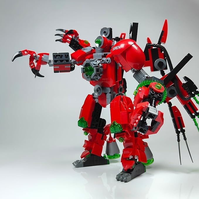 Skibid Toilet Building Block Set, Titan Siren Skibid Building Brick for Adults Fans 643PCS Blocks