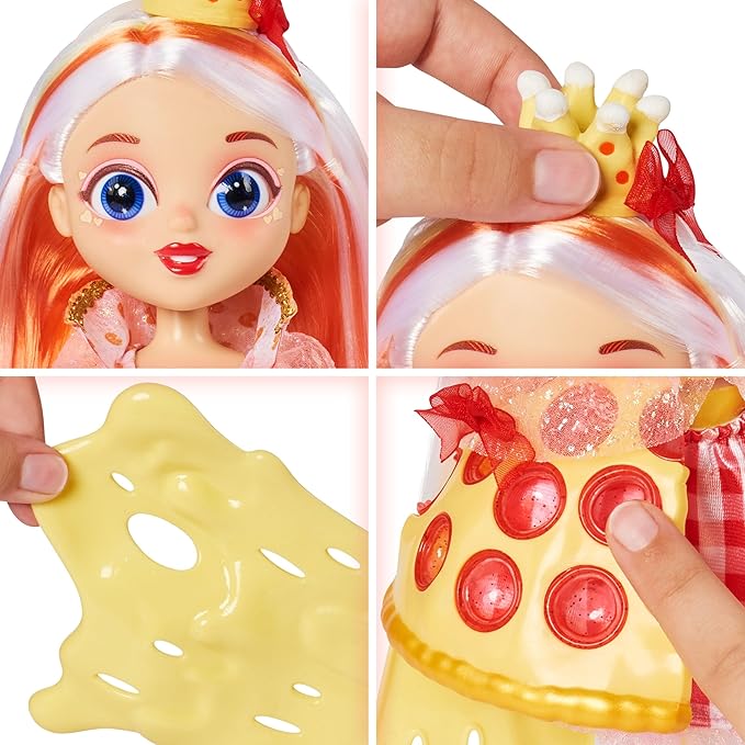 Sunny Days Entertainment Fidgie Friends Pizza Princess, Fashion Doll with Fidget Fashion Features