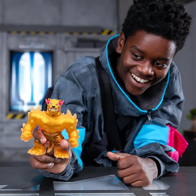MrBeast Lab Heroes of Goo JIT Zu Goo Legendary Panther, Squeeze, Squish and Stretch MrBeast's Panther Up to 3 Times Its Size