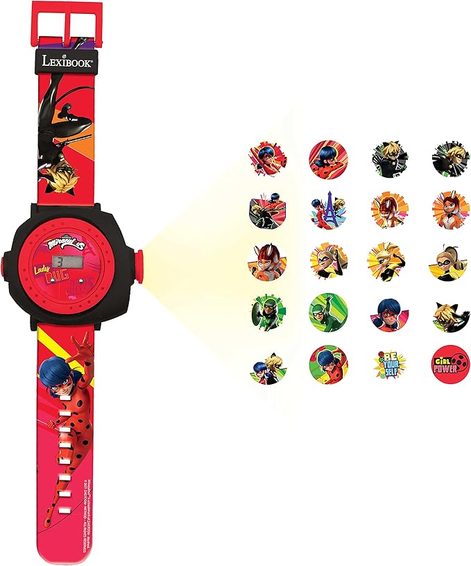 Lexibook - Adjustable Projection Watch Digital Screen - 20 Images – for Children