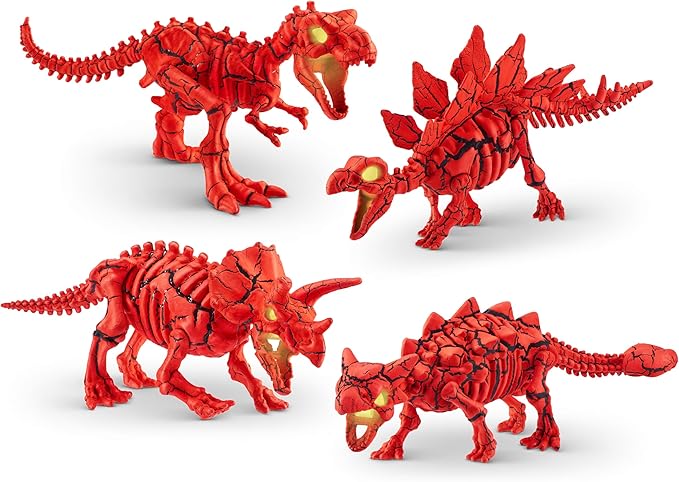 Robo Alive Volcano Dino Fossil Find T-Rex by ZURU Boys Age 5+ Dig and Discover, STEM -Excavate Prehistoric Fossils, Educational Toys, Great Science Kit Gift (T-Rex)