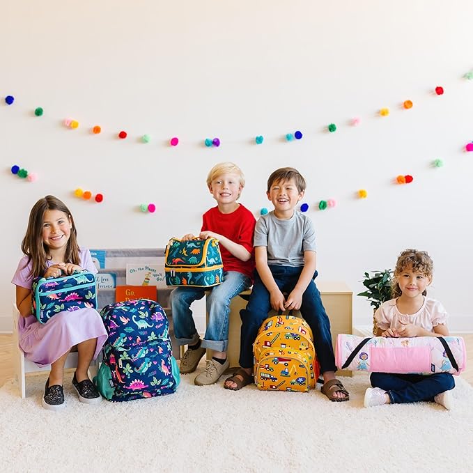 Wildkin Kids Insulated Lunch Box Bag for Boys & Girls, Reusable Kids Lunch Box is Perfect for Early Elementary Daycare School Travel (Horse Dreams)