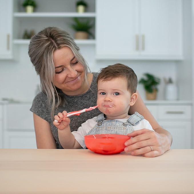 Dr. Brown's Soft-Tip Toddler Spoons with Long Handle for Baby-Led Weaning, BPA Free (Pack of 6)