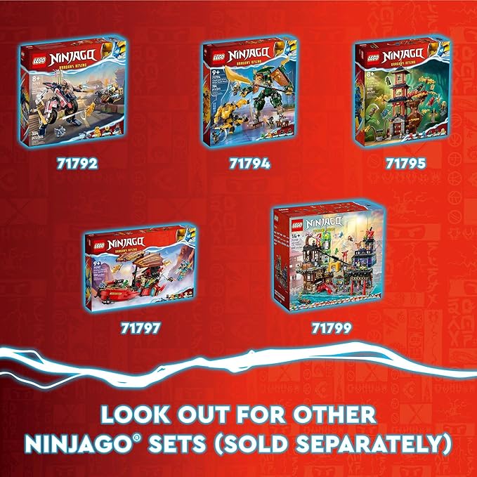LEGO NINJAGO Imperium Dragon Hunter Hound 71790 Building Set Featuring Monster and Dragon Toys and 3 Minifigures, Great Ninja Toys for Kids Ages 6+ Who Love to Play Out Ninja Stories
