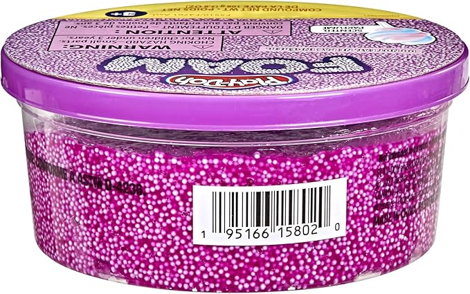 Play-Doh Foam Purple Cotton Candy Scented Single Can, Tactile Toy for Kids 3 Years and Up, Non-Toxic, 3.8 Ounces