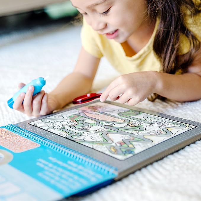 Melissa & Doug On the Go Water Wow! Reusable Water-Reveal Deluxe Activity Pad – Around Town