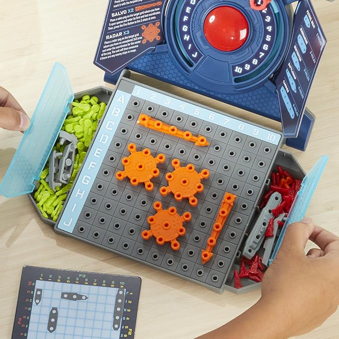 Hasbro Gaming Electronic Battleship Reloaded Board Game, Naval Combat Strategy Game with Sounds, Lights, Special Attacks, Ages 8 and Up, 1-2 Players
