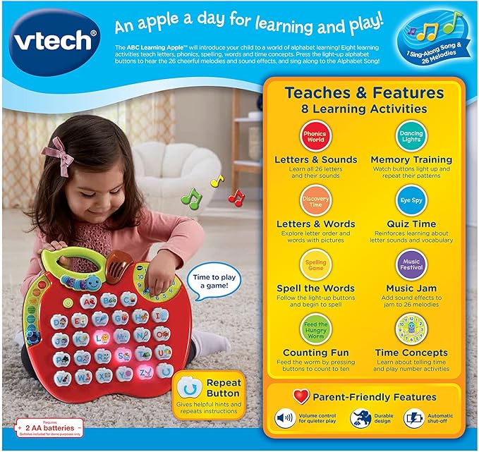 VTech ABC Learning Apple, Red