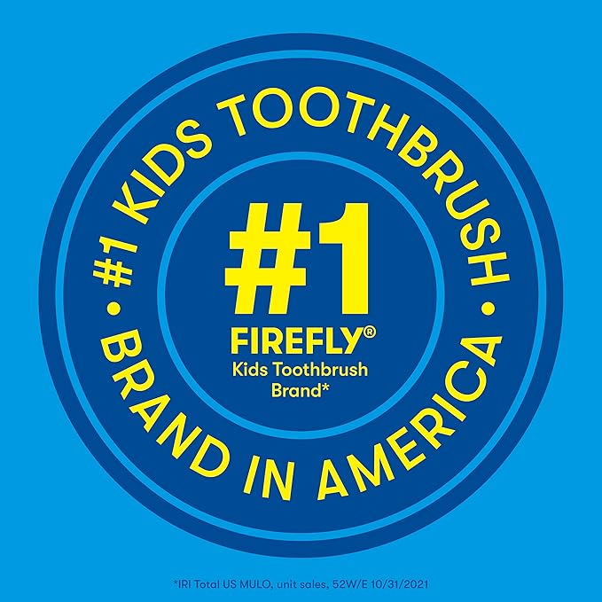 FIREFLY Ready Go Light Up Timer Toothbrush, L.O.L. Surprise!, Premium Soft Bristles, 1 Minute Timer, Less Mess Suction Cup, Battery Included, Easy Storage, Dentist Recommended, Ages 3+, 2 Pack