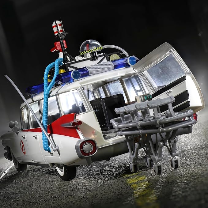 Ghostbusters Plasma Series Ecto-1 (1984), 1:18 Scale Toy Car, Toys for Ages 14+