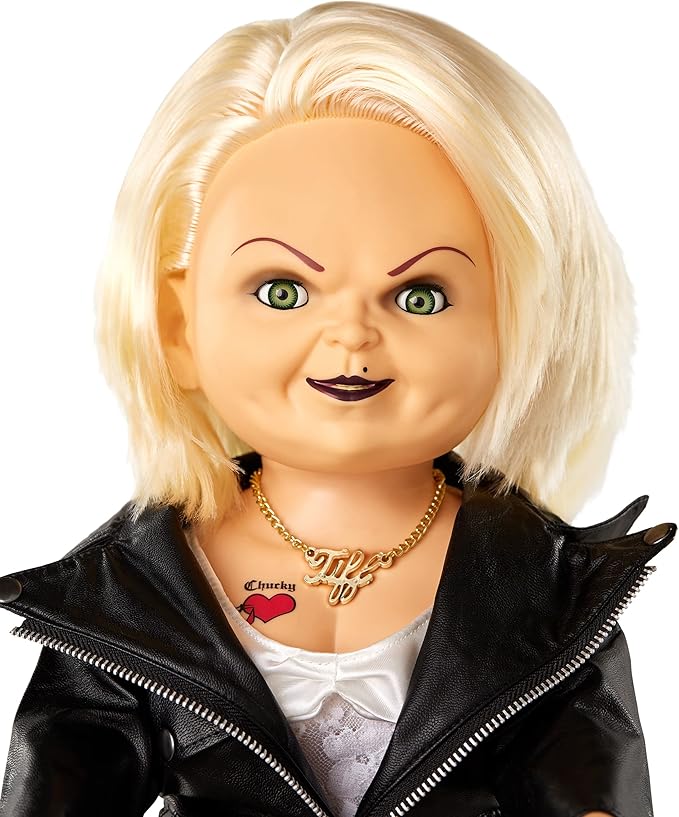 Spirit Halloween Talking Tiffany Doll | Officially Licensed | Horror Decor | 20 Inches Tall | Talking and Moving Prop