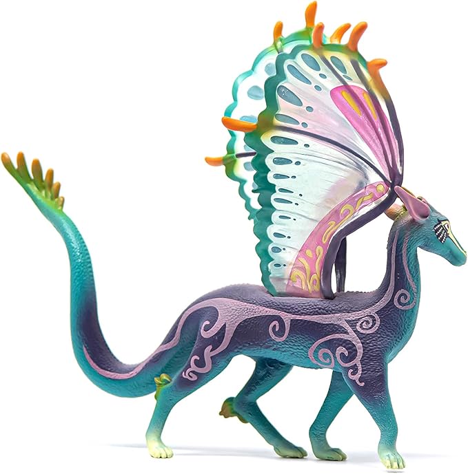 Schleich bayala MOVIE, Fairy Princess and the Unicorn Character Toys, Antylar Dragon Toy Figurine, Ages 5+