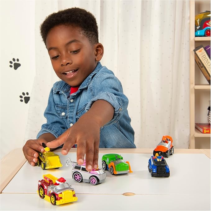 Paw Patrol, True Metal Classic Gift Pack of 6 Collectible Die-Cast Vehicles, 1:55 Scale