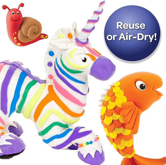 Crayola Model Magic (75ct), Kids Modeling Clay Alternative, 1oz Packs, School Supplies, Air Dry Clay, Modeling Material, Ages 3+