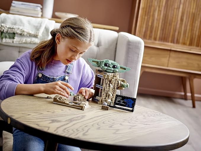 LEGO Star Wars: The Mandalorian Series The Child 75318 - Baby Yoda Grogu Figure, Building Toy, Collectible Room Decoration for Boys and Girls, Teens, with Minifigure and Nameplate, Gift Idea