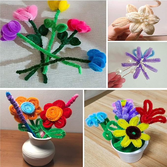 YITOHOP Arts and Crafts Supplies for Kids -1000+ pcs Art Craft kit in Carrying Travel Box for Toddlers Ages 4+ DIY Crafting School Kindergarten Project Activity- Ideal Xmas Gifts