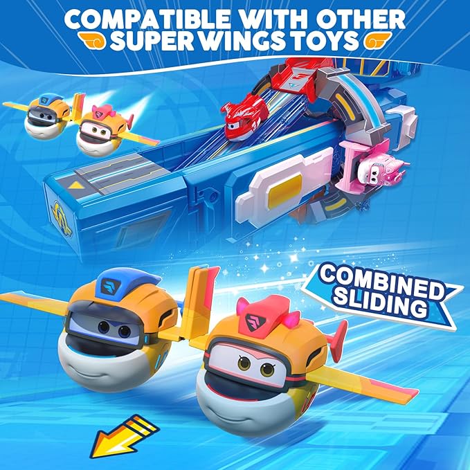 Super Wings Transformer Toys, 2 in Tiki Robot Transformer Action Figures, 2-in-1 Mode Robot Transformer Toys for Boys Girls 4-6 6-8, Fun Plane Toys for Boys Toddlers Kids Age 3 4 5 6 7 8