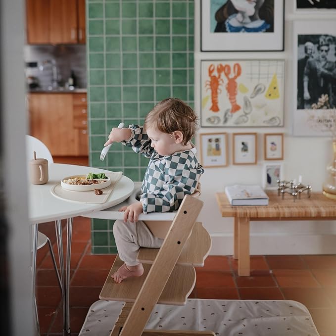 mushie Silicone Suction Plate | BPA-Free Non-Slip Design (Ivory)