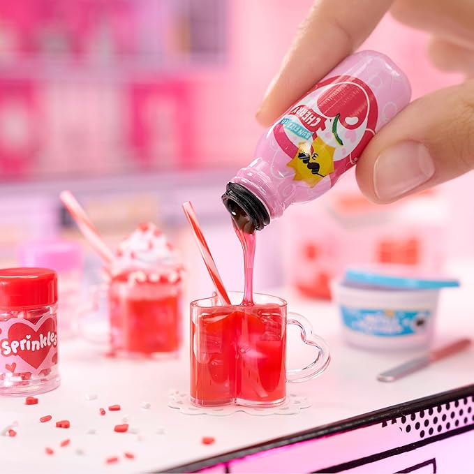 MGA's Miniverse Make It Mini Valentine's (3 Pack) Mini Collectibles, Mystery Blind Packaging, Valentine's Day, Seasonal, Sweetheart, DIY, Crafts, Resin Play, Replica Food, NOT Edible, Collectors, 8+