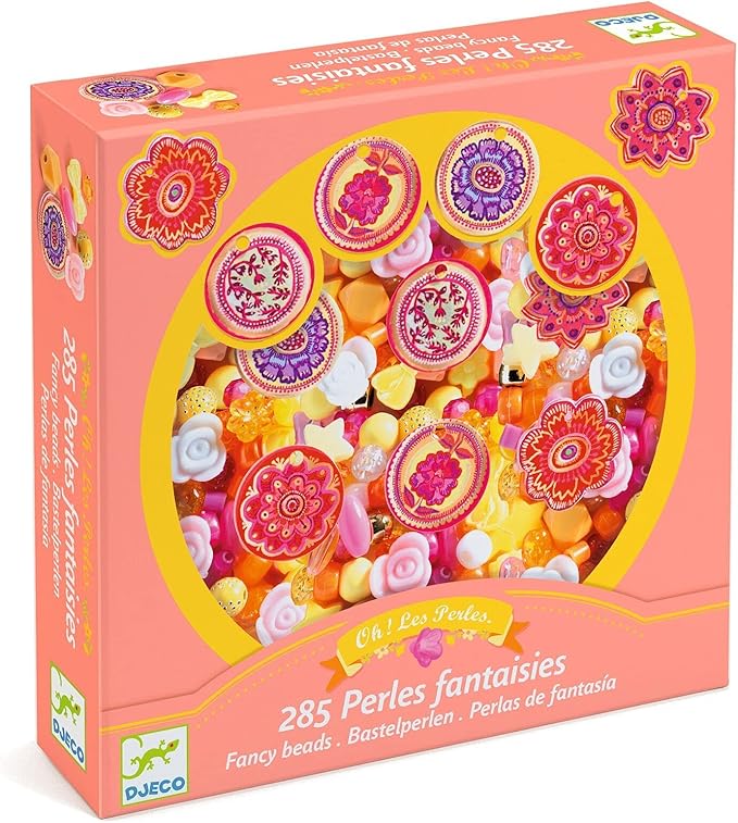 Djeco DJ09854 Abalorios Flores Beads