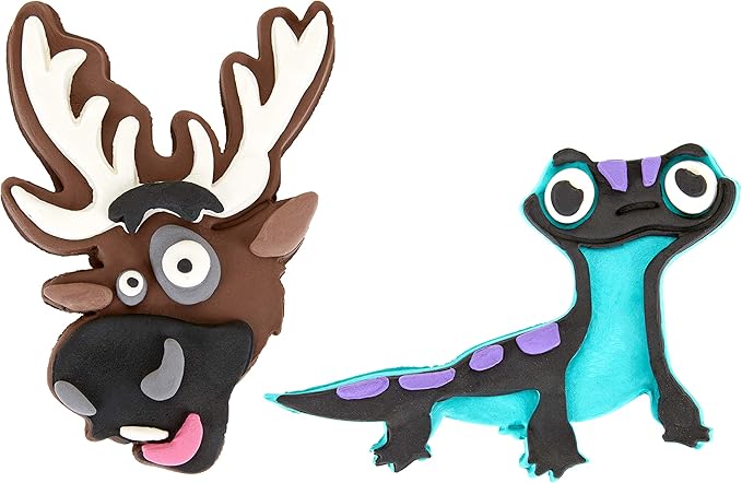 Crayola Frozen 2, Sven & Fire Salamander Model Magic Stacker Set, Gift for Kids, Age 5, 6, 7, 8