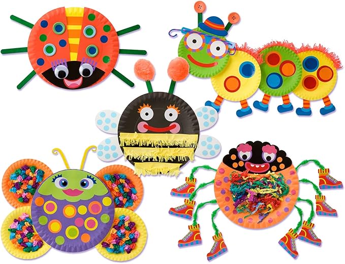 Alex Little Hands Paper Plate Bugs Kids Toddler Art and Craft Activity