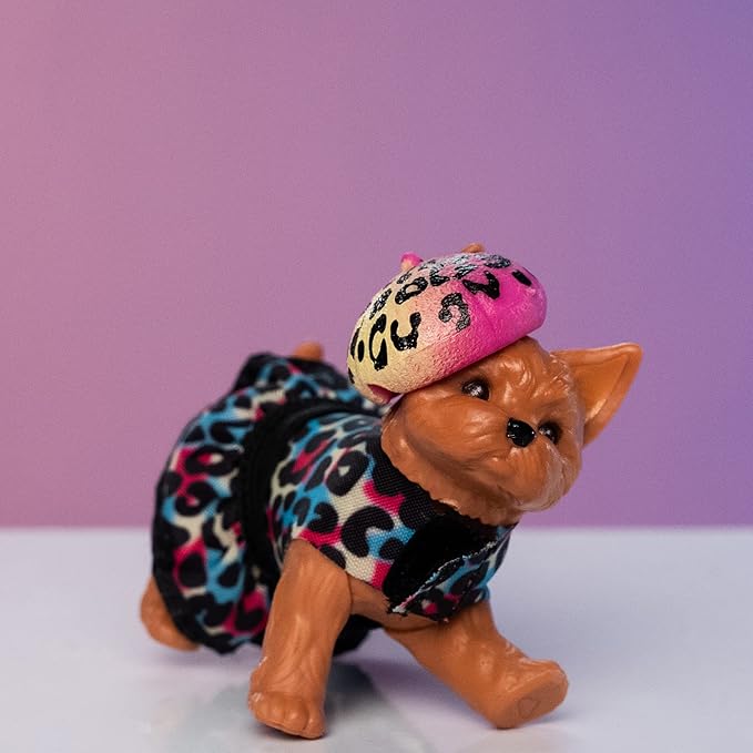 REAL LITTLES - Collectible Micro Puppy Carrier with 1 Micro Puppy and 5 Micro Working Surprises Inside! Styles May Vary