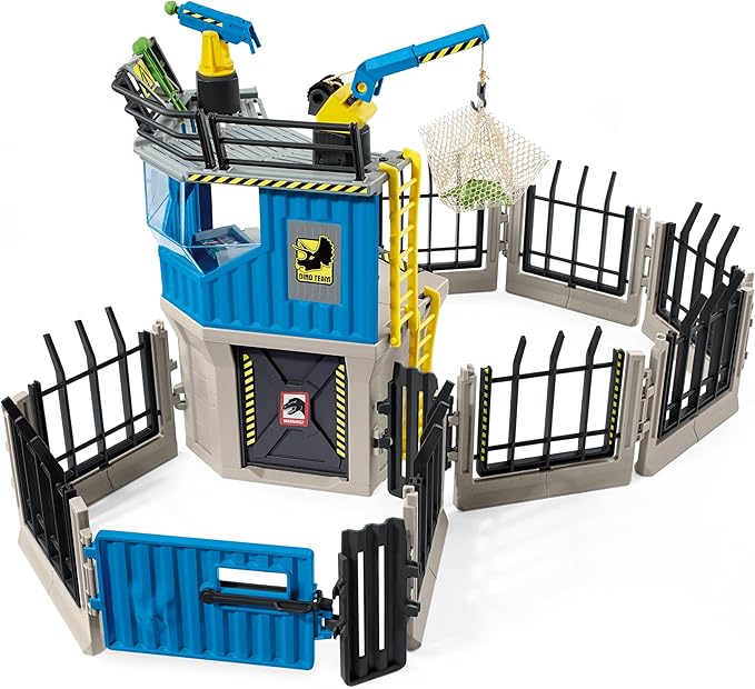 Schleich Dinosaurs, Dinosaur Toy, Dinosaur Toys for Boys and Girls 4-12 Years Old, Extend-A-Fence Toy, Ages 4+