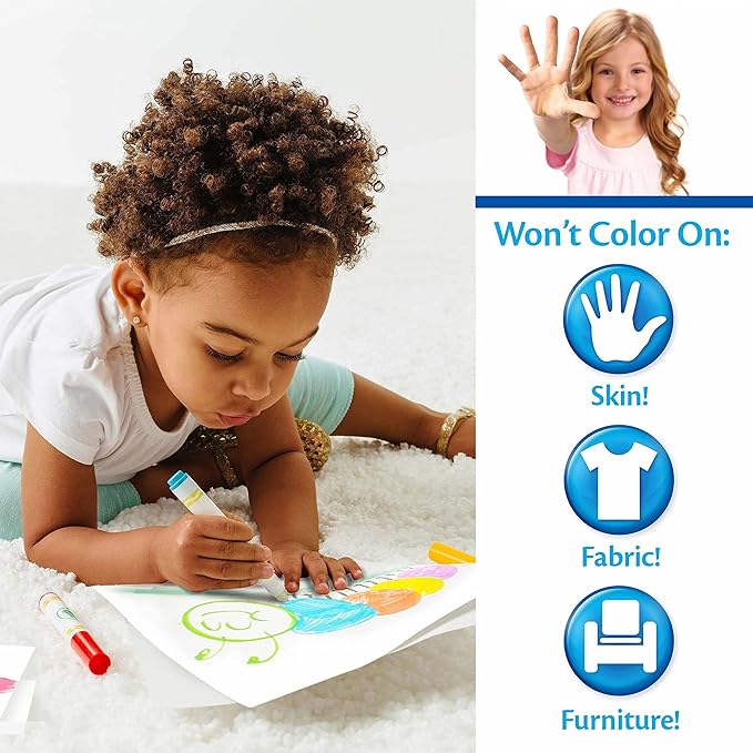Crayola Blues Clues Color Wonder, 18 Mess Free Coloring Pages & 5 No Mess Markers, Gift for Kids
