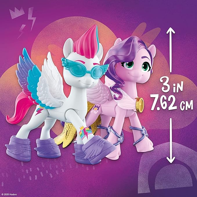 My Little Pony: A New Generation Movie Crystal Adventure Sisters Toy - 2 Figures and 40 Surprise Accessories